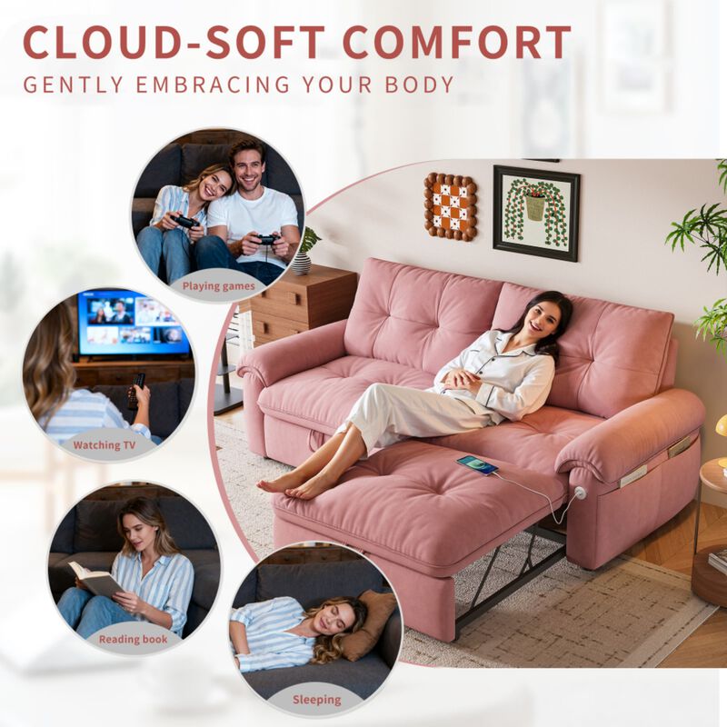 Gatkeb Convertible Sleeper Sofa image number 6