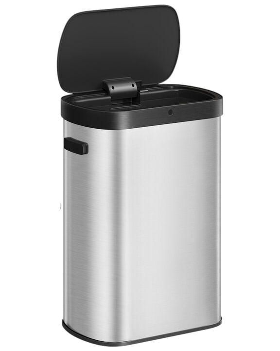 13 Gallon Automatic Motion Sensor Trash Can with Soft Close Lid