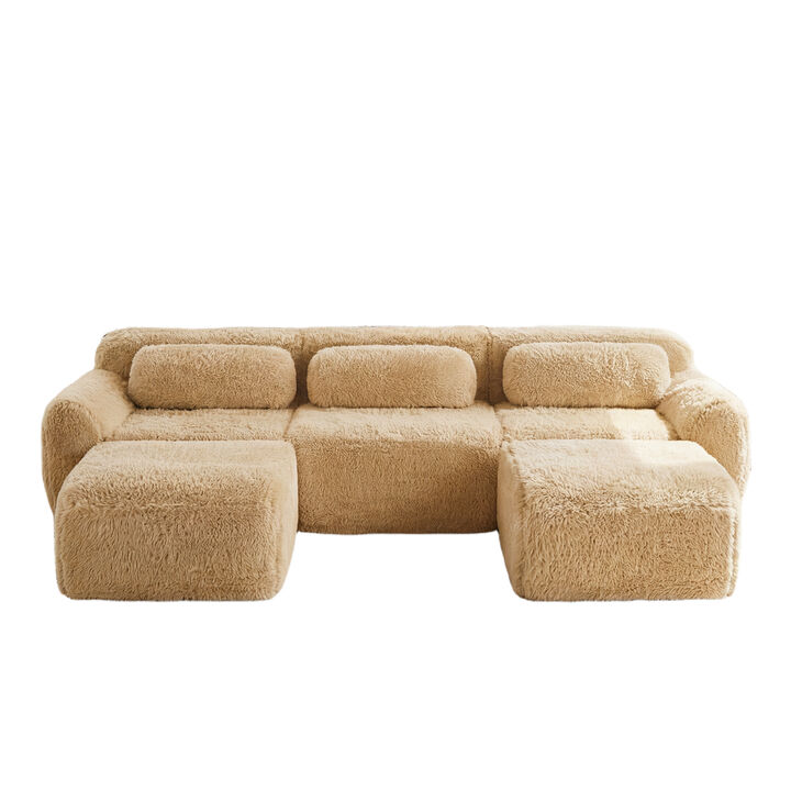 Ciltur U-shaped Boneless Sectional Sofa