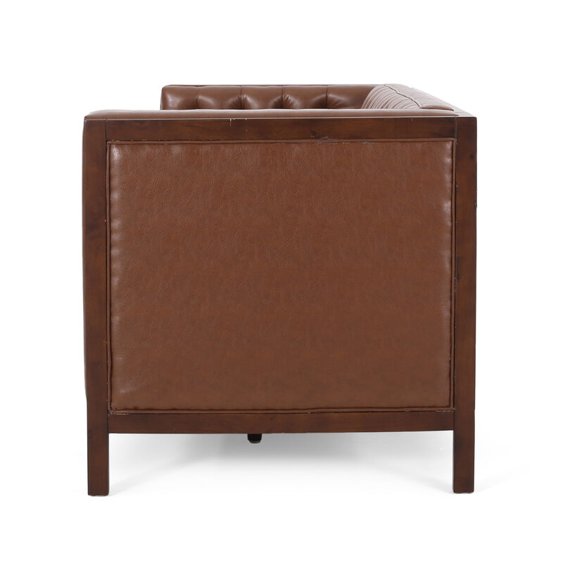 Bilkpa 3 seater PU sofa image number 5