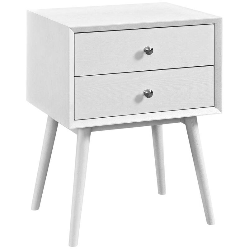 Nightstand with Modern Design and Sturdy Construction for Bedroom Use image number 0