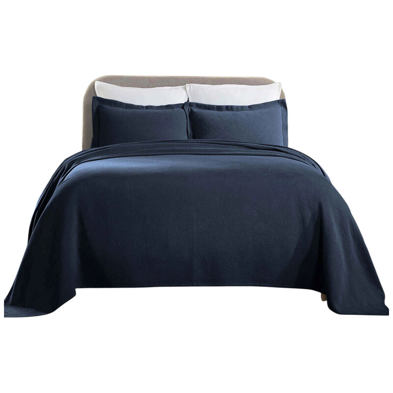 Lightweight Cotton Bedspread Set with Matching Shams image number 2