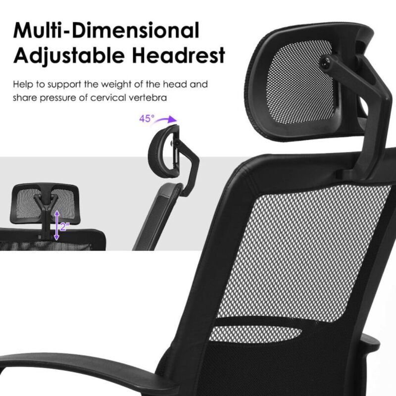 Hivvago Mesh Office Chair High Back Ergonomic Swivel Chair