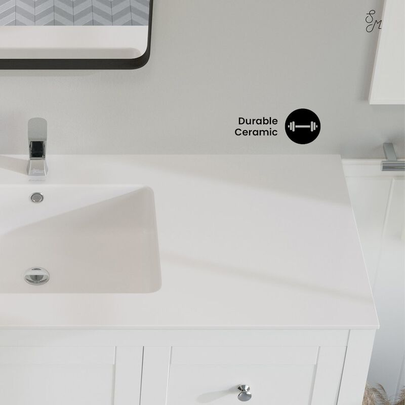 Voltaire 49 Vanity Top Sink with Single Faucet Hole image number 5