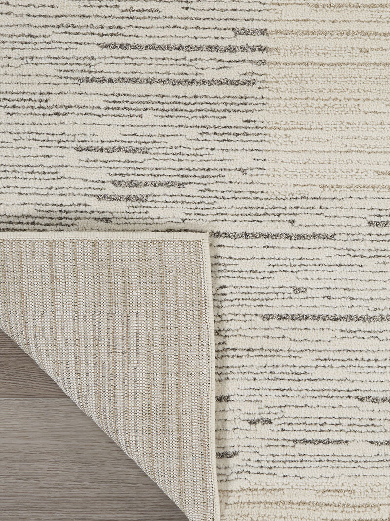 Andes AND05 Ivory/Gray 2'2" x 7'6" Rug