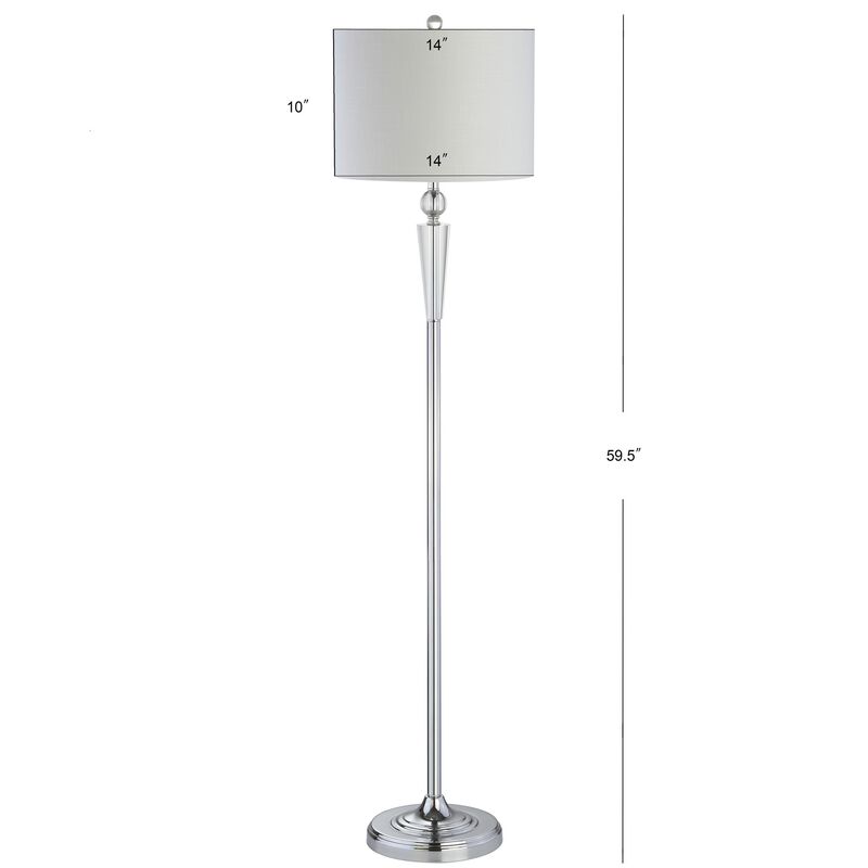 Reese Crystal LED Floor Lamp