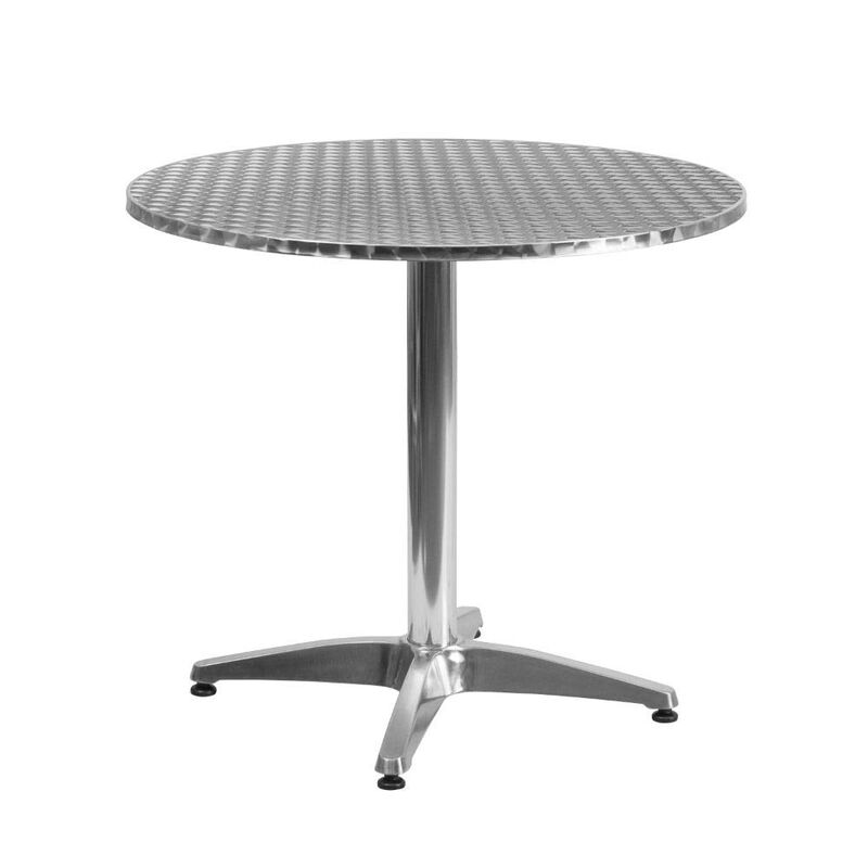 31.5RD Aluminum Table Set image number 2