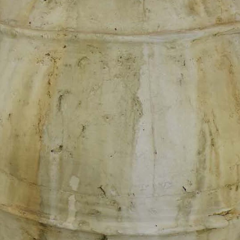 Sye Garden Planter, 23 Inch Round Shape Pot, Earthy Beige Terracotta