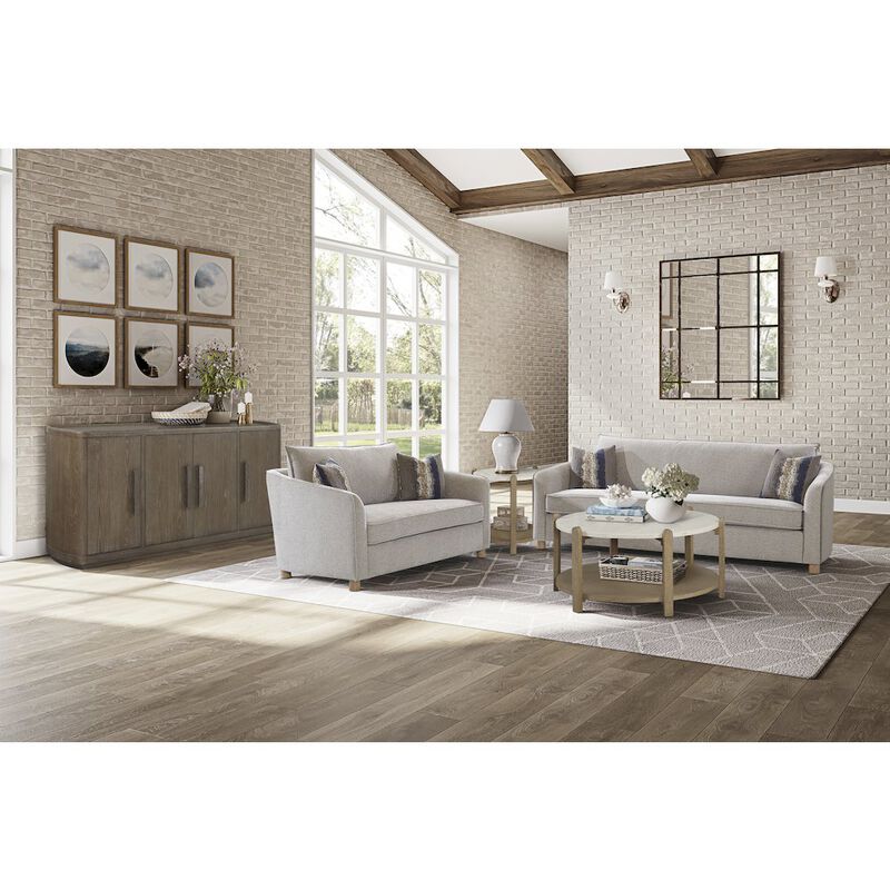 I Home Furnishings Elements Sofa In Grey Finish