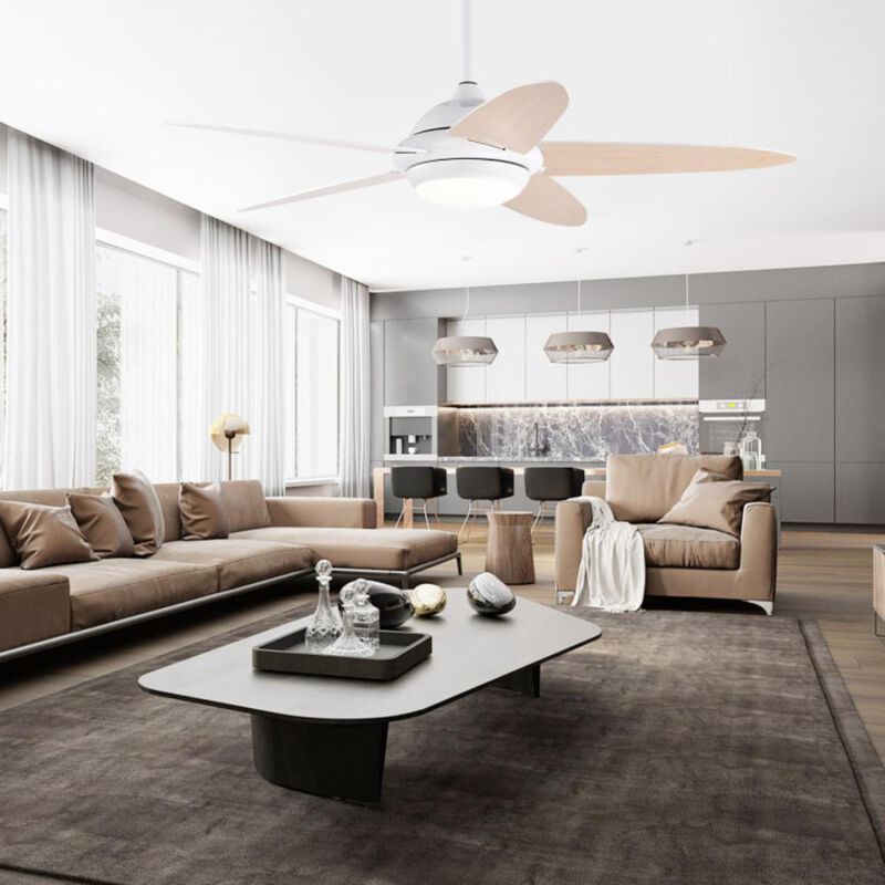 Hivvago 52 Inch Ceiling Fan with Lights and 3 Wind Speeds