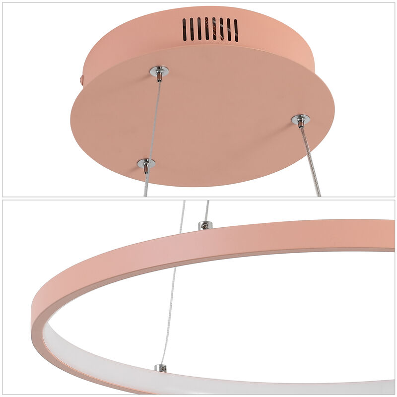 Brice Modern Contemporary Metal Round Dimmable Integrated LED Pendant