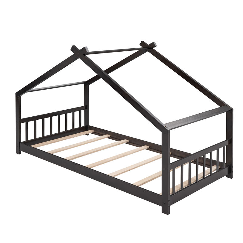 Merax House Bed Wood Bed