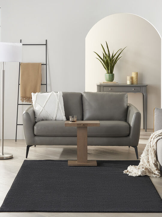 Nourison Essentials NRE01 Black 4' x 6' Rug