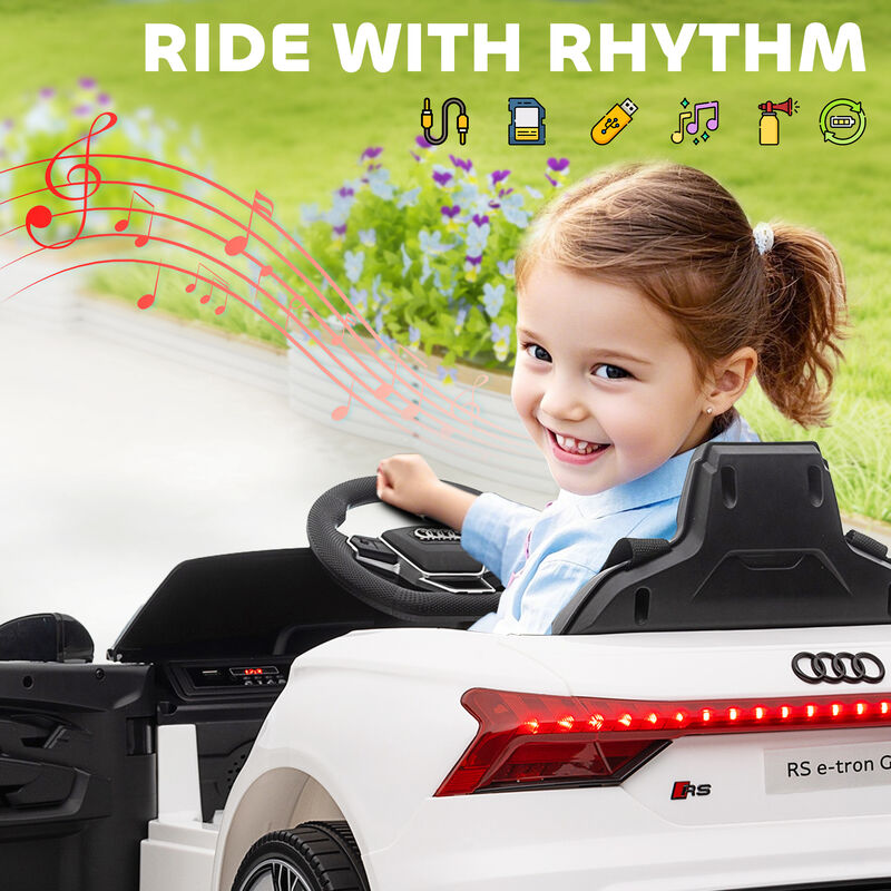 BreeBe Audi RS e-tron GT 12V Ride On Car for Kids with Parent Remote image number 7