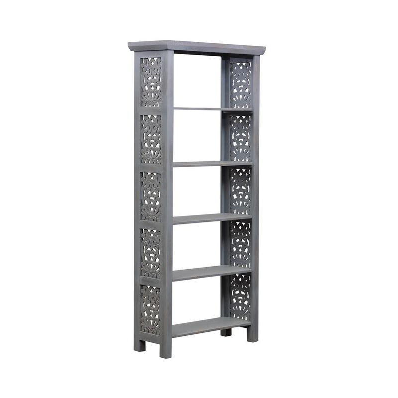 Liberty Furniture Trellis Lane Accent Bookcase in Weathered image number 0