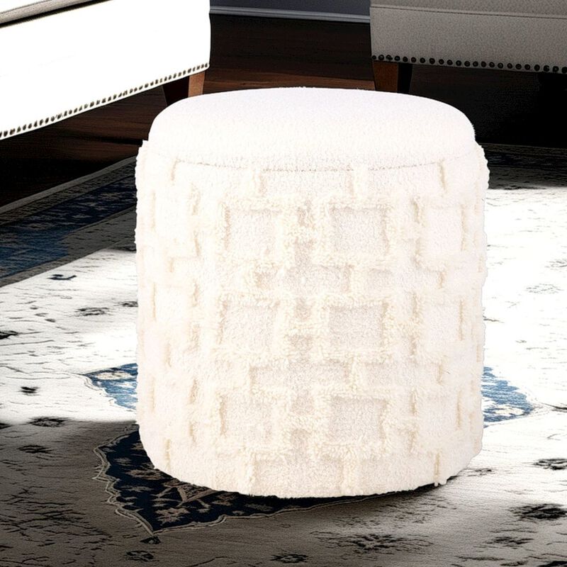 Carolina Chair & Table Handwoven Morpheus Solid Fabric Storage Ottoman