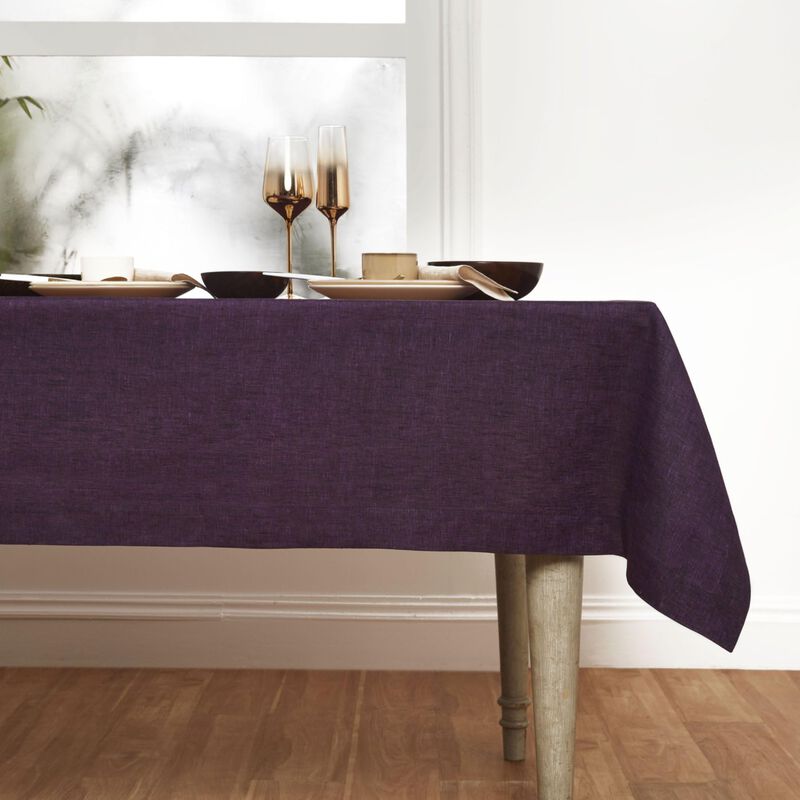 Solino Home 100% Pure Linen Tablecloth - Athena