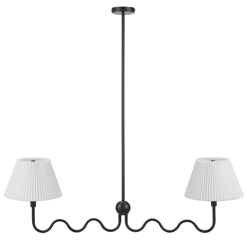 Wave Squiggle 2-Arm Pendant Light image number 0