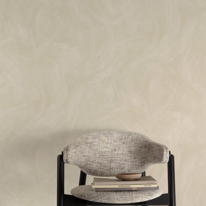 Textured Vibes Authentic Plaster Plain Beige Wallpaper A78703