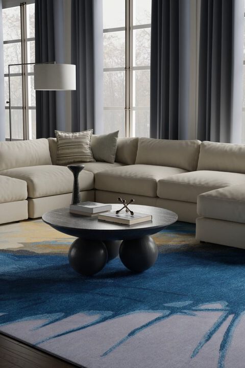 Kawai 8987F Teal 9' x 12' Rug