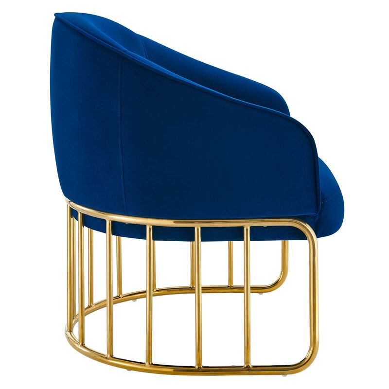Legacy Performance Velvet Armchair image number 5