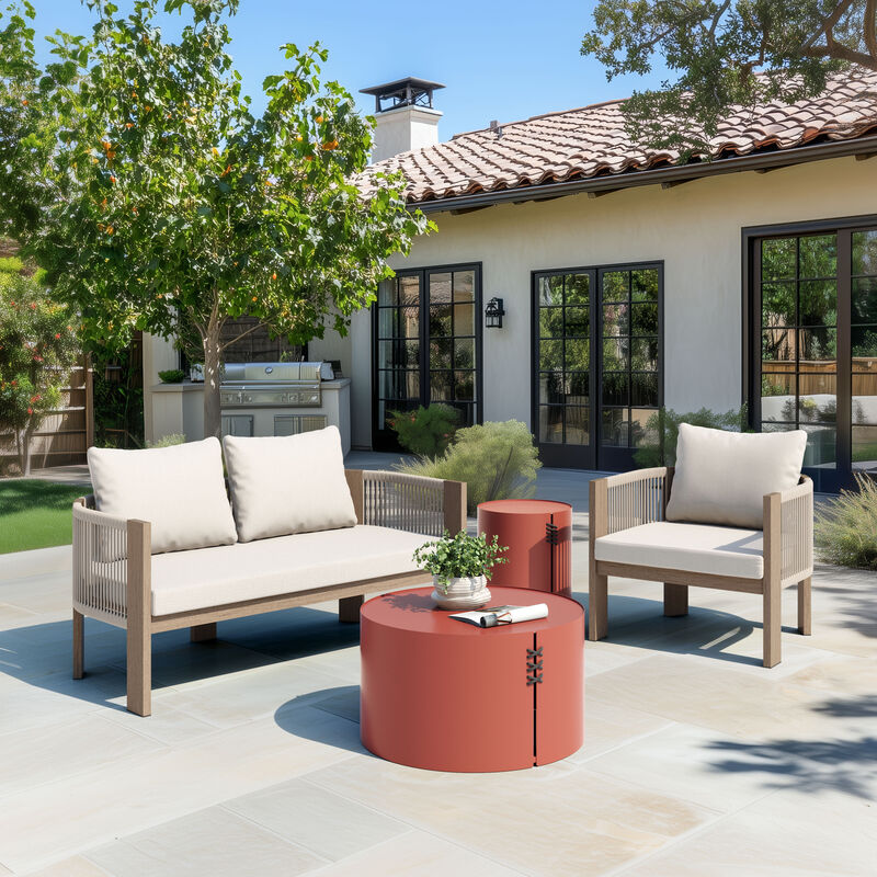 Bayu Side Table Brown