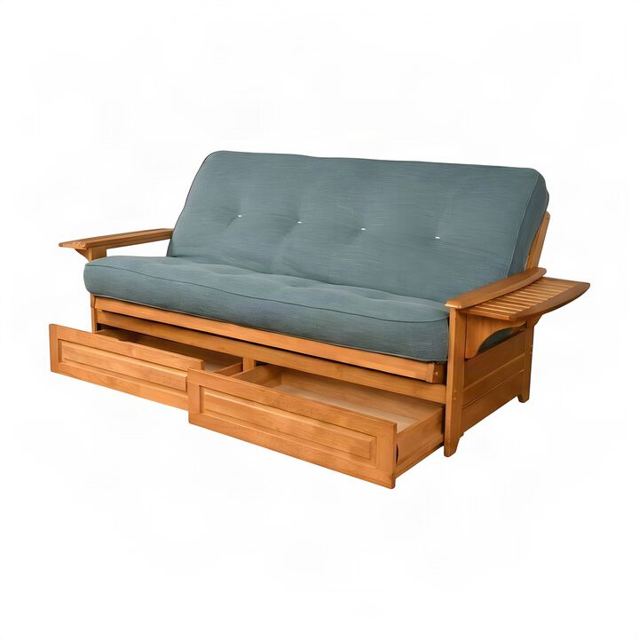 KODIAK Phoenix Frame-Butternut Finish-Mattress-Storage Drawers