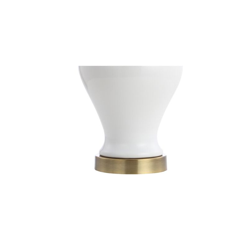 Qin Ceramiciron Classic Cottage LED Table Lamp (Set of 2)