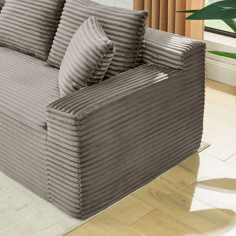 Pefwod U-Shaped Cloud Sofa image number 5