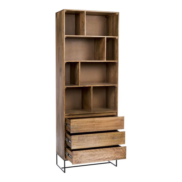 Contemporary Colvin Shelf with Drawers - Storage Collection, Belen Kox