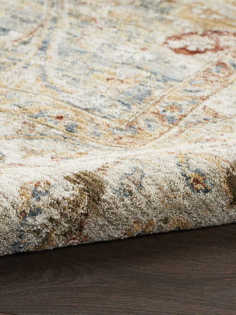 Sahar SHR03 Blue 2'3" x 10'2" Rug image number 4