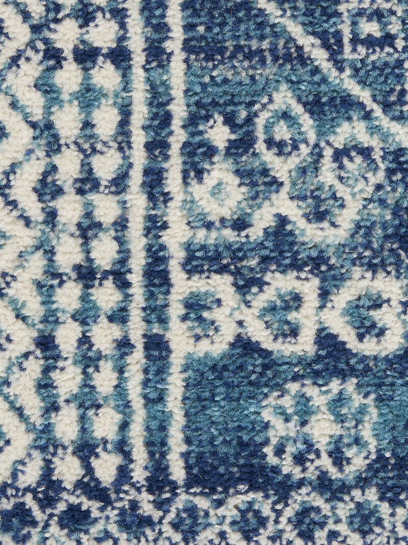 Passion PSN27 Navy/Blue 2'2" x 7'6" Rug image number 5