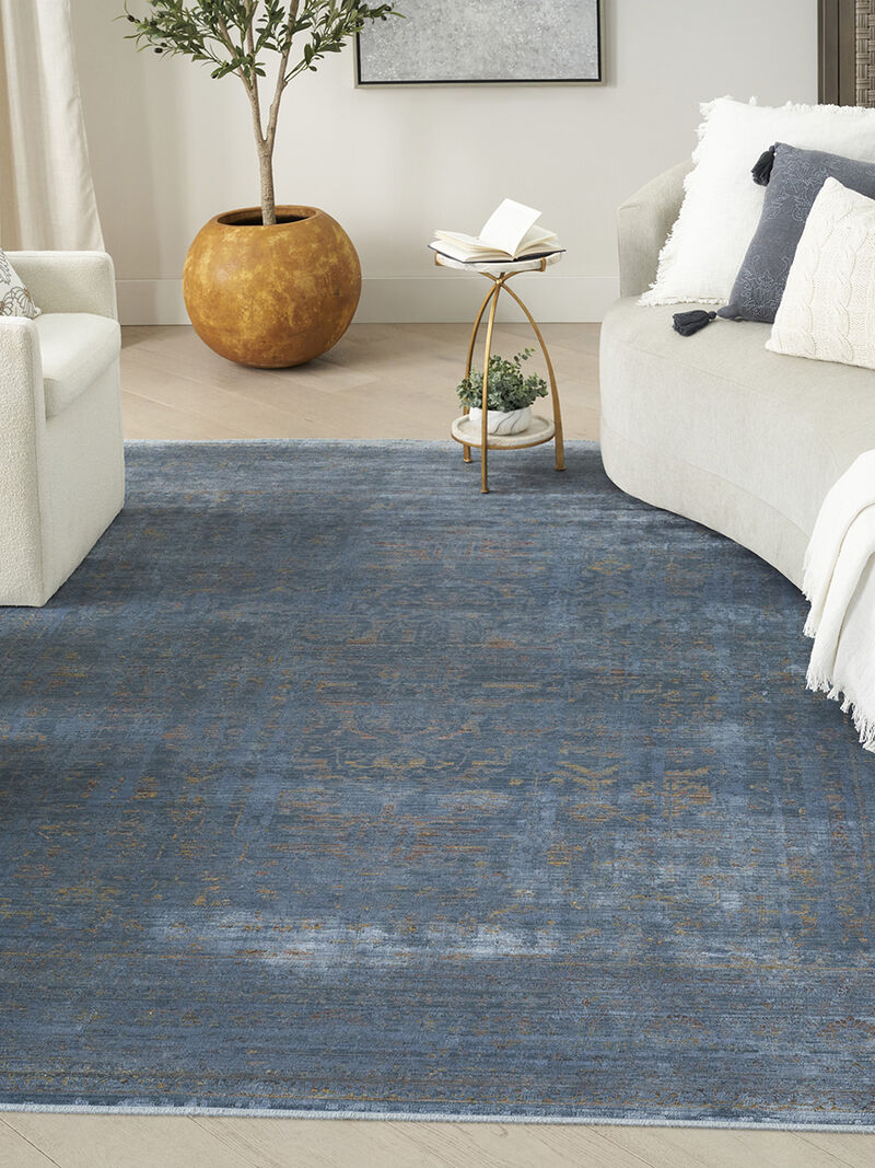 Luxurious LRS01 Blue 8'6" x 11'6" Rug