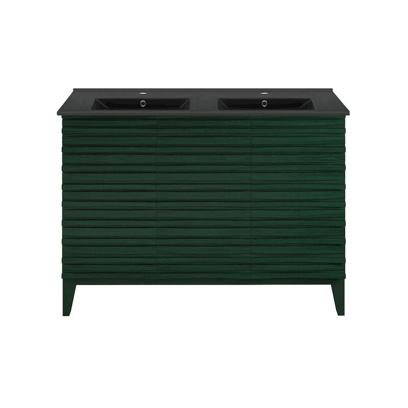Cascade 48 in. Bathroom Vanity with 3-Hole Ceramic Sink Top image number 0
