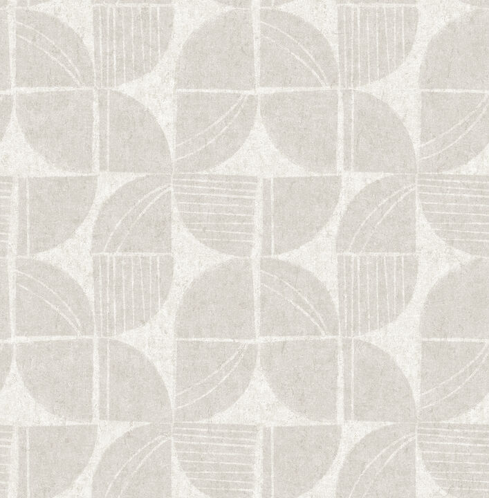 Baxter Bone Semicircle Mosaic Wallpaper (Set of 2)