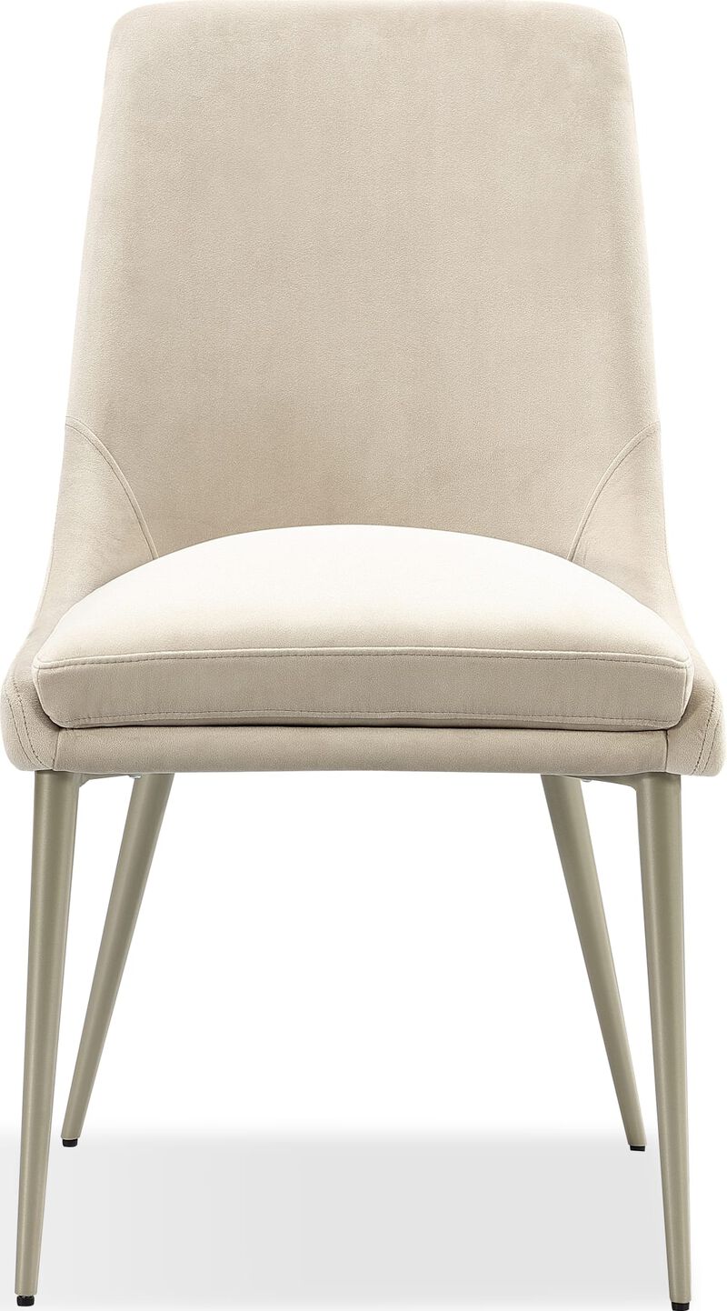 Winston Upholstered Metal Leg Dining Chair