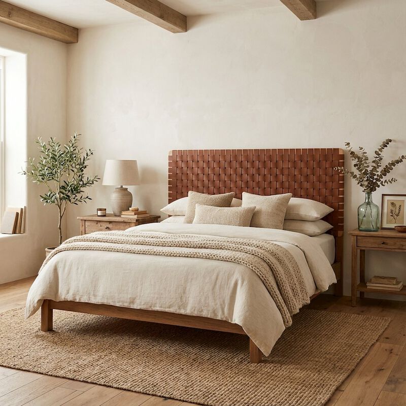 Vegan Leather King Headboard with Durable Frame and Stylish Design image number 2