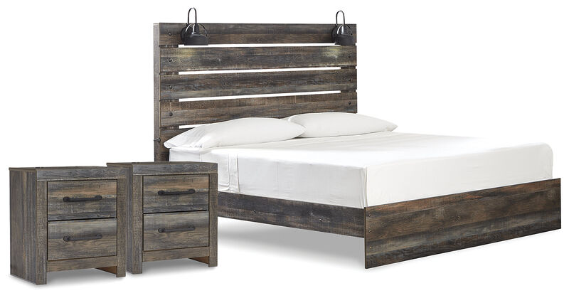 Drystan King 3 Piece Bedroom Set
