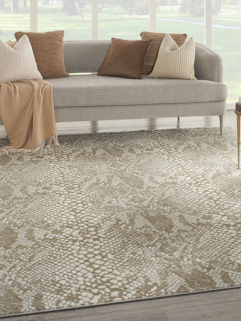 Solace SLA06 Ivory/Beige 8' x 10' Rug