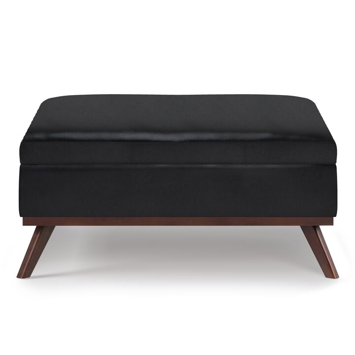 Owen 36 in Wide Square Square Coffee Table Storage Ottoman