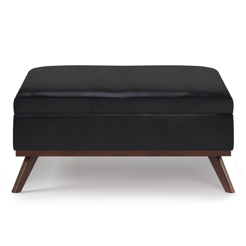 Owen 36 in Wide Square Square Coffee Table Storage Ottoman