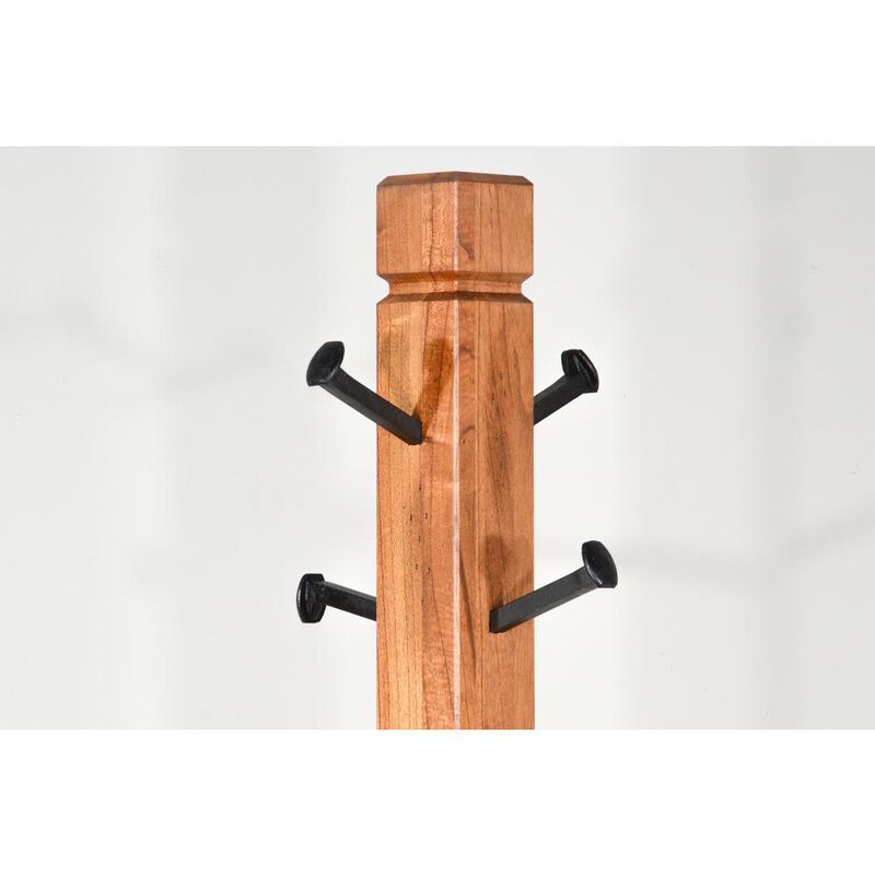 Sunny Designs Sedona 72 Freestanding Wood Hat Rack in Rustic Oak
