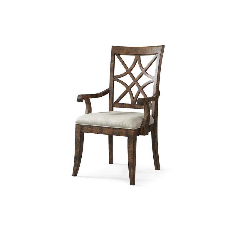 Legacy Classic Trisha Yearwood Home Nashville Arm Chair (wood back, Uph seat)