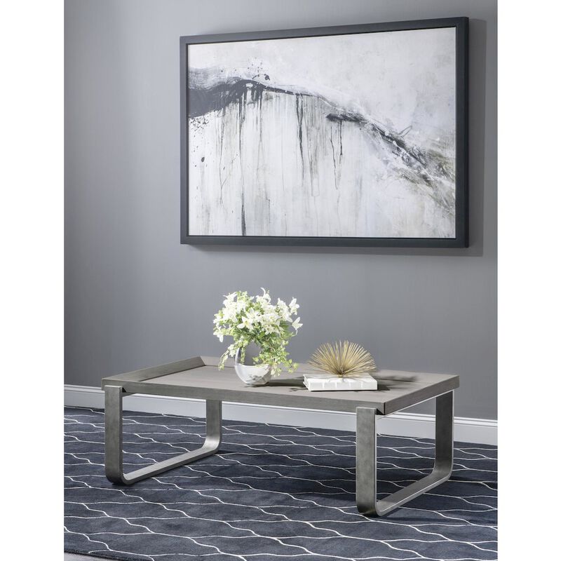 Legacy Classic Terra Luna Rectangle Cocktail W. Metal Base