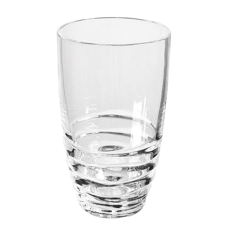 HomeRoots Set of Four Swirl Acrylic Highball Glasses image number 2