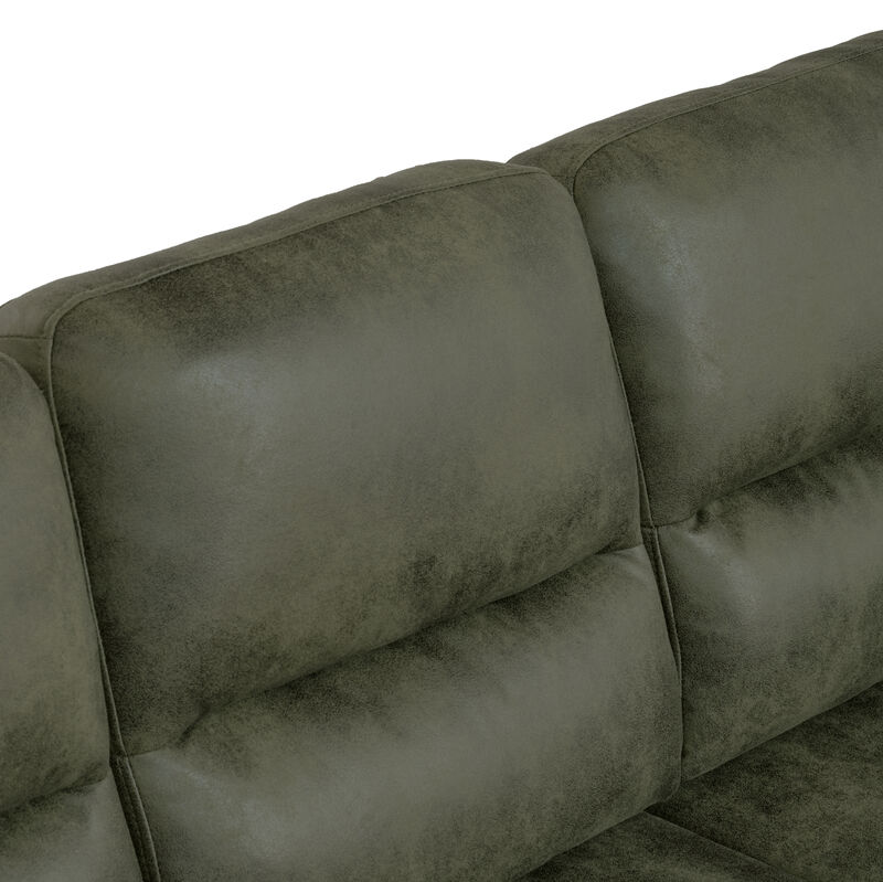 Domord Modern 81" Foil Fabric Sofa image number 6
