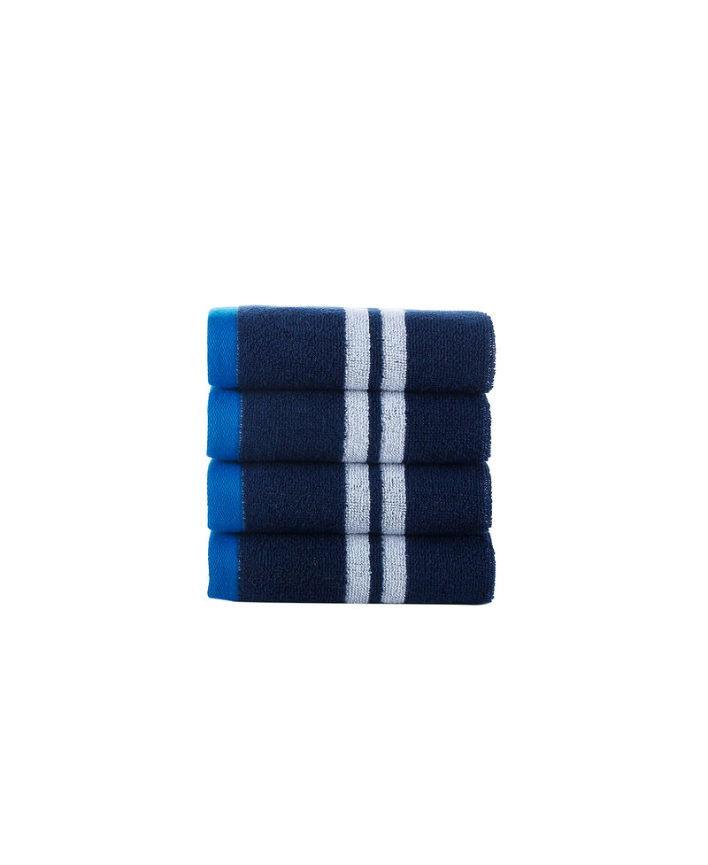 Brooks Brothers Nautical Blanket Stripe 4 pcs Wash Towels
