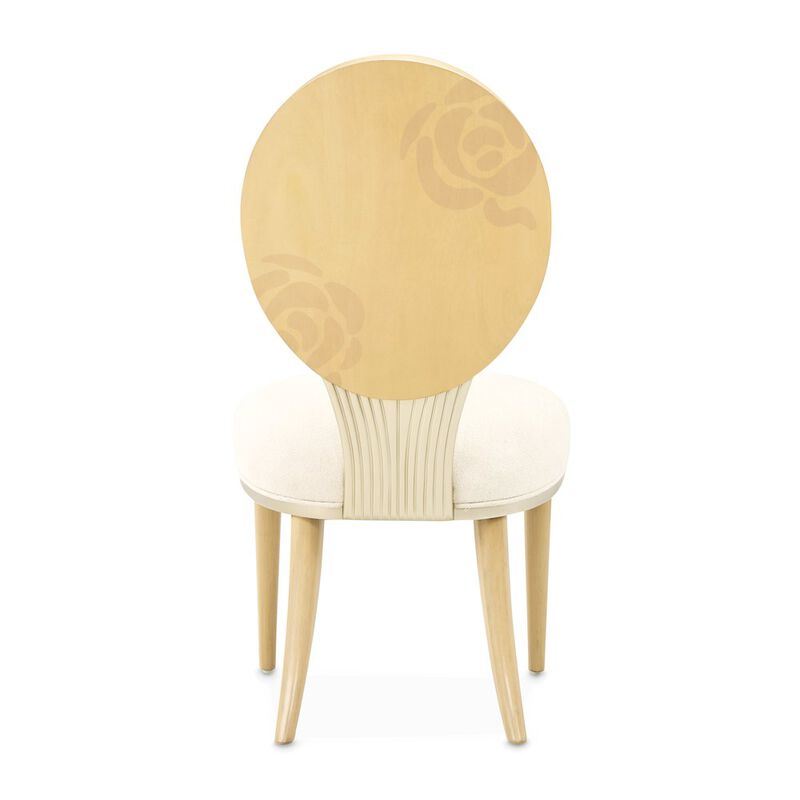 Michael Amini Camellia Field Dining Side Chair, Set of 2 - Caramel image number 4