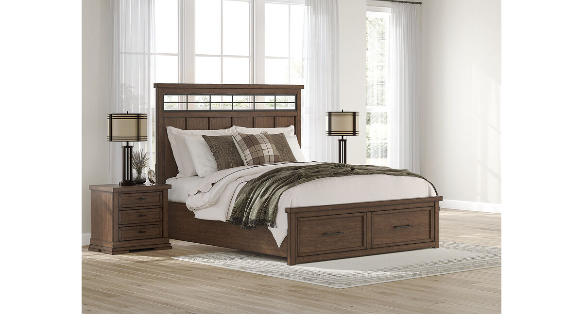 Taffenbrook California King Panel Storage Bed
