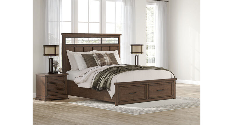 Taffenbrook California King Panel Storage Bed image number 1